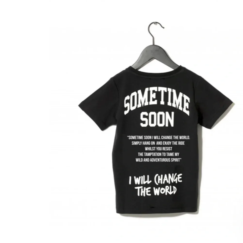 Black Kids Short Sleeve Tee by Sometime Soon.